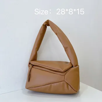 Женская сумка из искусственной кожи с геометрическим рисунком, сумка-тоут 2022, осенняя женская сумка через плечо, популярная женская сумка-мессенджер для пригородных поездок 0