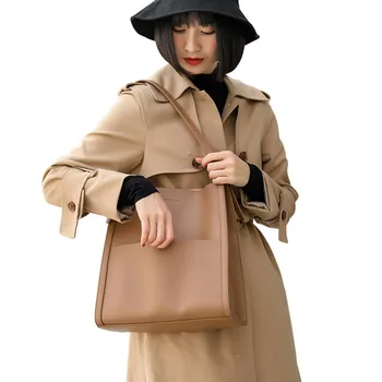 Женская повседневная роскошная сумка из спилка и плечо для женщин, Брендовые дизайнерские сумки с магнитной пряжкой, женская сумка для поездок на работу
