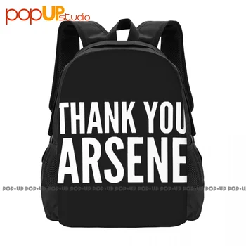 Спасибо Arsene Wenger Рюкзак Большой емкости Пляжная сумка с принтом Экологичная Школьная спортивная сумка