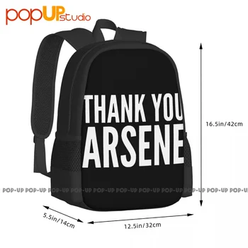 Спасибо Arsene Wenger Рюкзак Большой емкости Пляжная сумка с принтом Экологичная Школьная спортивная сумка 5