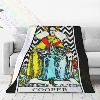 Одеяло Таро Cooper Twin Peaks Толстое модное одеяло для дивана двойного назначения, Декоративный диван