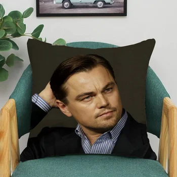 Наволочки L-Leonardo DiCaprio Декоративные Декоративные Подушки для Гостиной Наволочка 40*40 Наволочки 40x40 Подушка для стула