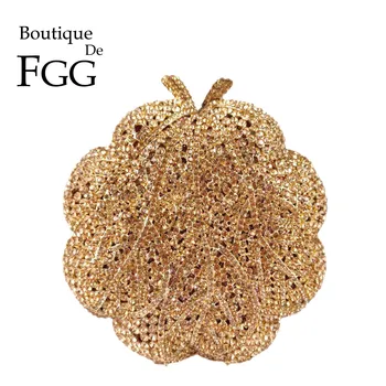 Бутик De FGG, Женский клатч в форме цветка шампанского, вечерние сумки Minaudiere, свадебные сумки со стразами и бриллиантами для новобрачных.