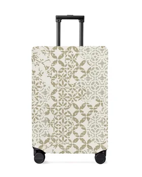 Чехол для багажа с текстурой мрамора в деревенском стиле, эластичный чехол для чемодана, чехол для пыли для багажа, чехол для дорожного чемодана 18-32 дюймов