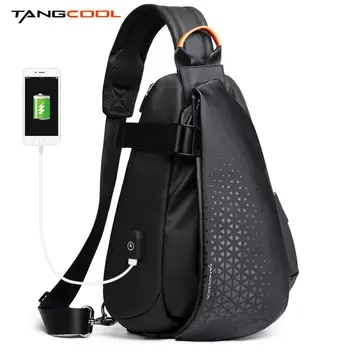 Сумка для планшета, большая вместительная сумка через плечо, функциональная сумка-мессенджер, мотоциклетный рюкзак, брендовые нагрудные сумки Tide