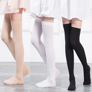 Женские носки, чулки, теплые гольфы выше колена, длинные чулки medias, сексуальные чулки medias
