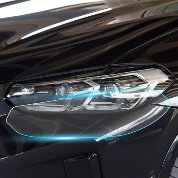 Пленка для зеркала заднего вида автомобильных фар для BMW X3M F97 COMPETITION 2022-2024, защищающая от царапин, прозрачный ТПУ, предварительно вырезанный защитный материал ppf
