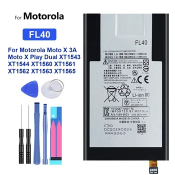 Аккумулятор FL40 3630mAh для Motorola Moto X 3A, для MotoX Play Dual, XT1543, XT1544, XT1560, XT1561, XT1562, XT1563, XT1565