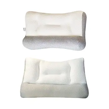Эргономичная подушка для шеи, прочные швы для расслабления шеи и плеч, подушка для сна в отеле и на дому для спящего на боку