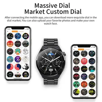 1/2/3ШТ Новые часы GT3 Смарт-часы мужские NFC Водонепроницаемый спортивный фитнес-трекер Call Smartwatch Man для Android 5