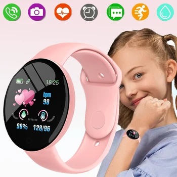 Умные часы, детские цифровые часы, детский спортивный браслет для девочек и мальчиков, детский браслет, фитнес-трекер, водонепроницаемые умные часы