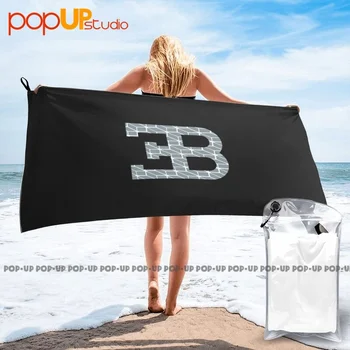 Быстросохнущее полотенце с логотипом Bugatti Eb, Большое, гладкое, Без ворса, для ванной комнаты 0