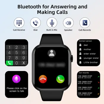 SENBONO 2023 Мужские смарт-часы Bluetooth Call AI Voice Watch Датчик кислорода в крови Фитнес-трекер Спортивные умные часы для мужчин и женщин для IOS 1
