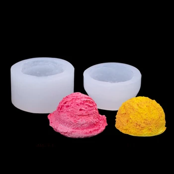 Силиконовые формы в форме шарика мороженого, имитирующие форму ароматической свечи, формы для муссовых тортов, Шоколадные украшения и Аксессуары