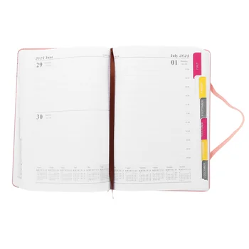 Ежедневник, годовой блокнот, ежемесячный планировщик, блокнот с расписанием, портативный бумажный график, тонкий блокнот для ежедневного планирования.