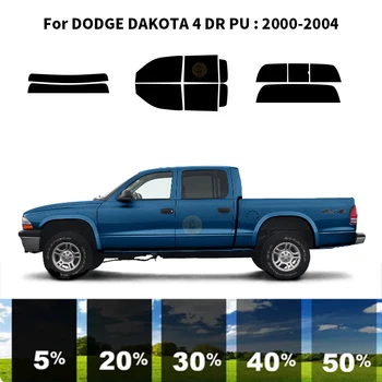 Комплект для УФ-тонировки автомобильных окон из нанокерамики, автомобильная пленка для окон для DODGE DAKOTA 4 DR PU 2000-2004