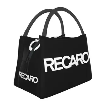 Сумки для ланча с логотипом Recaros, изолированные для женщин, Сменный кулер, термальный ланч-бокс для пляжного кемпинга и путешествий