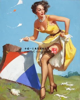 Настенный календарь на 2022 год (12 страниц), Наклейка на постер фильма Pinup Girls Sexy Vintage Trash