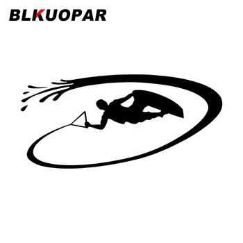BLKUOPAR Кайтсерфинг Необычные Автомобильные наклейки для прыжков, Модные спортивные наклейки, Солнцезащитный крем, высечка, Кондиционер, Холодильник, Автомобильный Стайлинг
