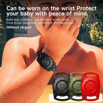 Для Apple AirTag Locator Tracker Пластиковая защита, креативный водонепроницаемый ошейник с защитой от потери и царапин для детей, ошейник для домашних животных