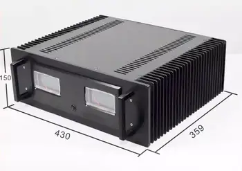 A60 черный Полностью алюминиевый корпус усилителя класса A HIFI DIY box Power Amp В большом корпусе
