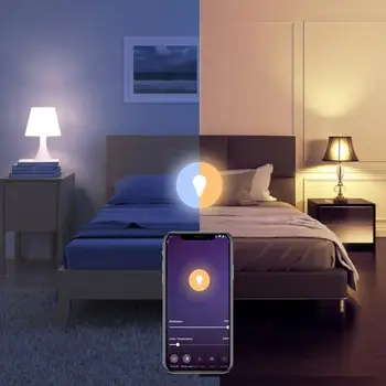 Wi-Fi Умные лампочки E27 E26 B22 с регулируемой яркостью RGB + CCT Умный свет 9 Вт, лампа для управления Cozylife голосом через Alexa Home