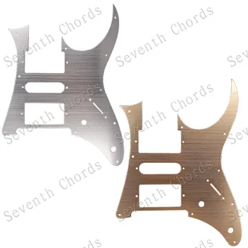 Металлическая алюминиевая накладка для гитары HSH с 10 отверстиями, защита от царапин для замены электрогитары - 2 отверстия