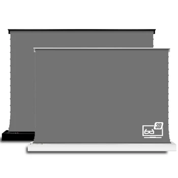 Высококачественный Электрический Напольный 4K ALR Серый Хрустальный Рулонный Проекционный Экран с Моторизованным Выдвижением 4K Рассеянного Света 120 