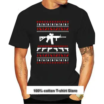Camiseta divertida para hombres y mujeres, suéter de Navidad del ejército de pistolas, nueva
