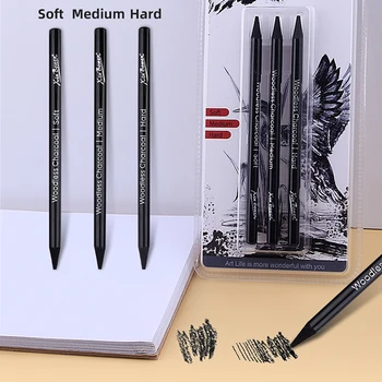 Безопасный и нетоксичный набор карандашей без дерева, красивые рисунки, карандаши для рисования для художников