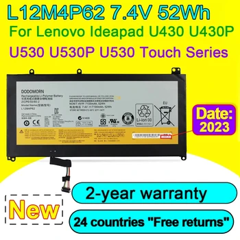 L12L4P62 L12M4P62 Аккумулятор Для Ноутбука Lenovo IdeaPad U430P U530P U530 Touch U430 Touch Series 7,4 V 52Wh 2ICP6/55/85-2 Высокого качества
