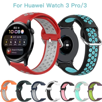 22 мм Силиконовый Ремешок на запястье Для Huami Amazfit GTR 2 2e Браслет Для Samsung Galaxy Watch 3 Ремешок Для Huawei Watch 3 Pro Stra