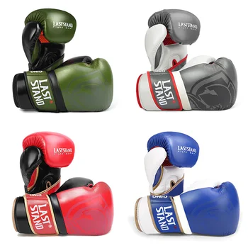 Высококачественные кожаные износостойкие И дышащие боксерские перчатки для тренировок в Санда, утолщенные защитные боевые перчатки