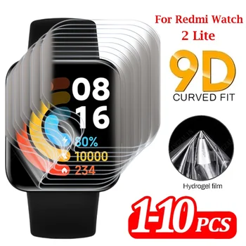 Для Redmi Watch 2 Lite HD Защитная пленка для экрана Smartwatch с полным покрытием из прозрачных мягких гидрогелевых пленок для Redmi Watch 2 Lite Не стеклянная