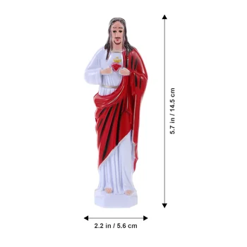 Скульптура Церковное украшение Иисус Украшения религиозная фигура Моделирование подарков настольная пластиковая модель