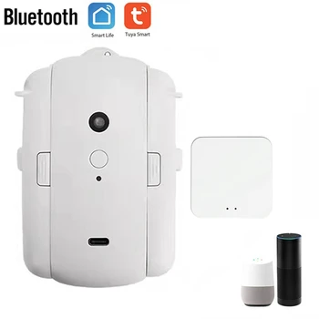 Умный Занавес Robot Gateway Bluetooth Track Переключатель Штор Робот-Пульт дистанционного управления для Alexa Google Home 0