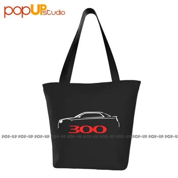 Роскошный автомобиль с логотипом Chrysler 300 Silhouette, милые сумки, портативная сумка для покупок, сумка для переноски 0