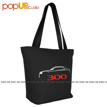 Роскошный автомобиль с логотипом Chrysler 300 Silhouette, милые сумки, портативная сумка для покупок, сумка для переноски 2