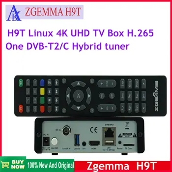 Новейший ZGEMMA H9T Супер распродажа ZGEMMA H9T 4K UHD TV Box H.265 One H.265HEVC One DVB-T2 /C Гибридный тюнер Польша италия Цифровой декодер 0