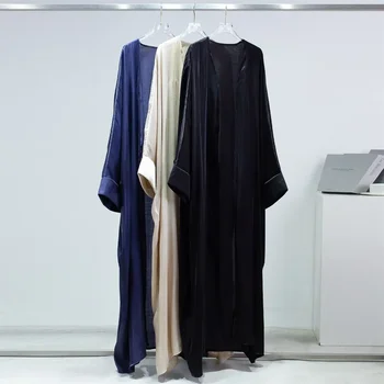 Мусульманские кафтаны, мусульманские абайи, Молитвенные женские Джилбаби, кардиган, пальто, Исламская одежда, Дубайский саудовский халат, турецкий Халат.