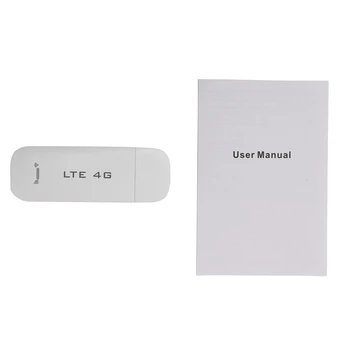 Беспроводной модем USB-ключа 5X 4G Wifi-роутера 100 Мбит/с со слотом для SIM-карты, карманный мобильный Wi-Fi для беспроводной точки доступа в автомобиле 0