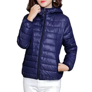 Женское легкое пальто, стильное женское зимнее пальто с капюшоном на подкладке, теплая приталенная куртка-кардиган с карманами на молнии, мягкая 3