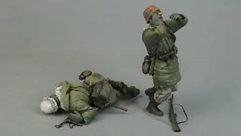 Солдаты-танкисты из литой под давлением смолы в масштабе 1: 35 2 Сцены персонажей Необходимо собрать и раскрасить самостоятельно