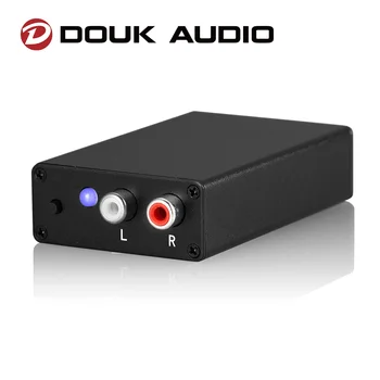 Аналого-цифровой преобразователь Douk Audio A / D Стерео адаптер Wandler RCA в оптический коаксиальный аудиоадаптер 48K /96K/ 192 кГц 0
