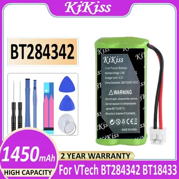  Батарея KiKiss BT 284342 1450 мАч для батарей VTech CS6209 CS6219 CS6229 BT284342 BT18433 BT28433 BT8001 BT8300