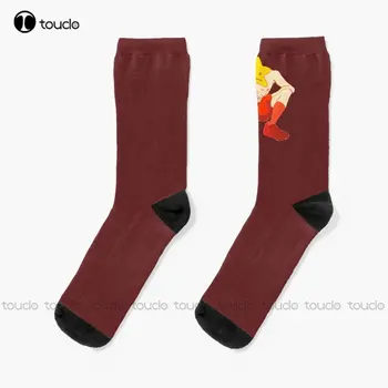 Боксерские носки Star Head, молодежные носки, персонализированные пользовательские носки Унисекс для взрослых и подростков, молодежные носки на заказ, уличная одежда с цифровой печатью 360 °.
