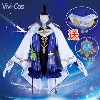Vivi-Cos Game Genshin Impact Sucrose, Милое платье, женский костюм для косплея, Одежда для ролевых игр на Хэллоуин, Новый S-XL
