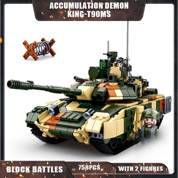 Военный Челленджер, основной боевой танк, строительные блоки, пластиковые модели, кирпичи, армейские игрушки, Рождественские подарки, игрушки для детей