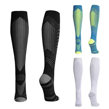 Компрессионные носки для икр, спортивные светоотражающие носки унисекс, универсальная обертка, спортивное снаряжение для альпинизма, бега вприпрыжку