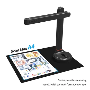 NETUM Book Scanner T101 Сканер Документов с Автофокусом Максимального Размера A4 A3 со Светодиодной Настольной Лампой Smart OCR для Семейного Домашнего Офиса